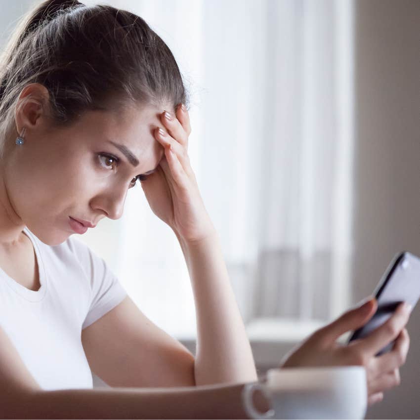woman with the habit of falling for scams that push friends and family away
