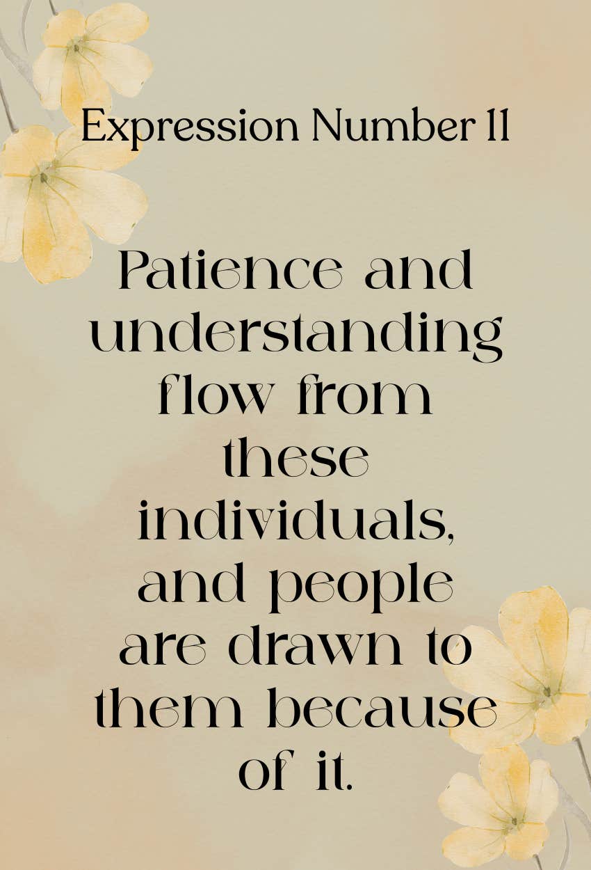 numerology expression number 11 traits