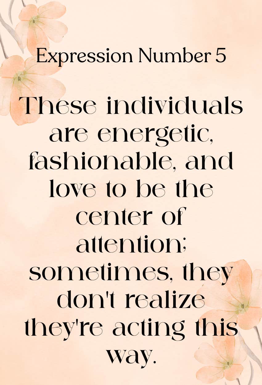 numerology expression number 5 traits