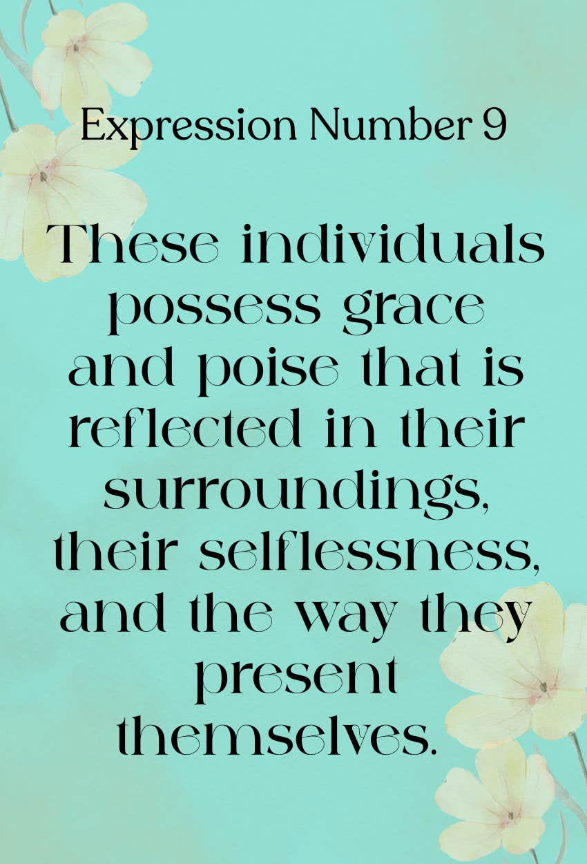 numerology expression number 9 traits