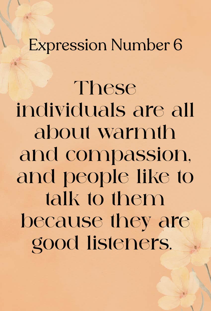 numerology expression number 6 traits