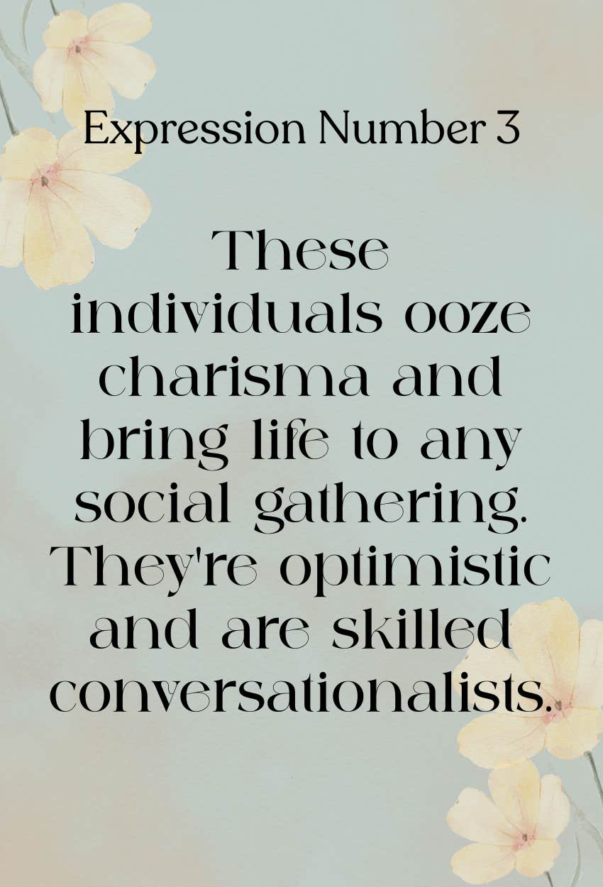 numerology expression number 3 traits