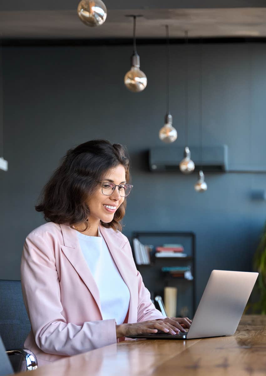 woman passionate about her job