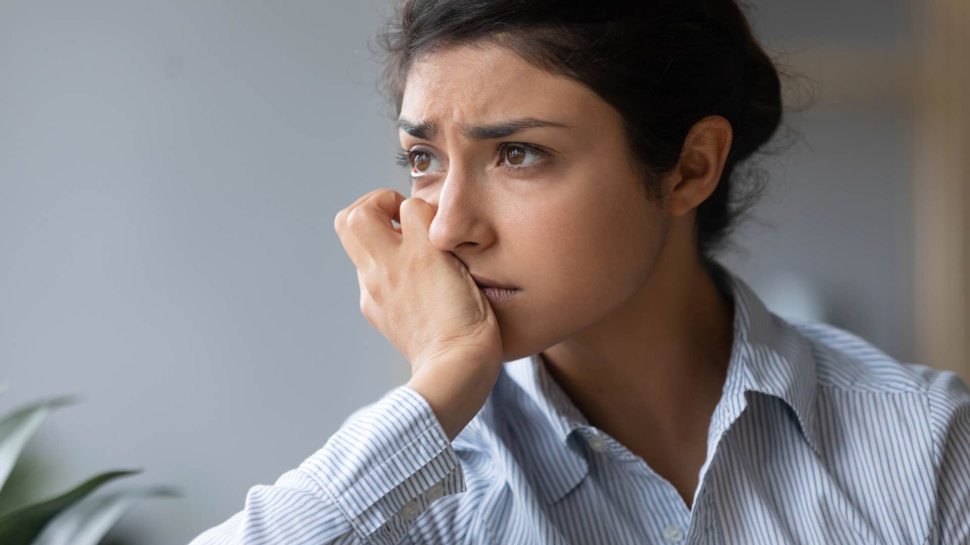 woman who is immune to feeling shame recognizing personal shame response