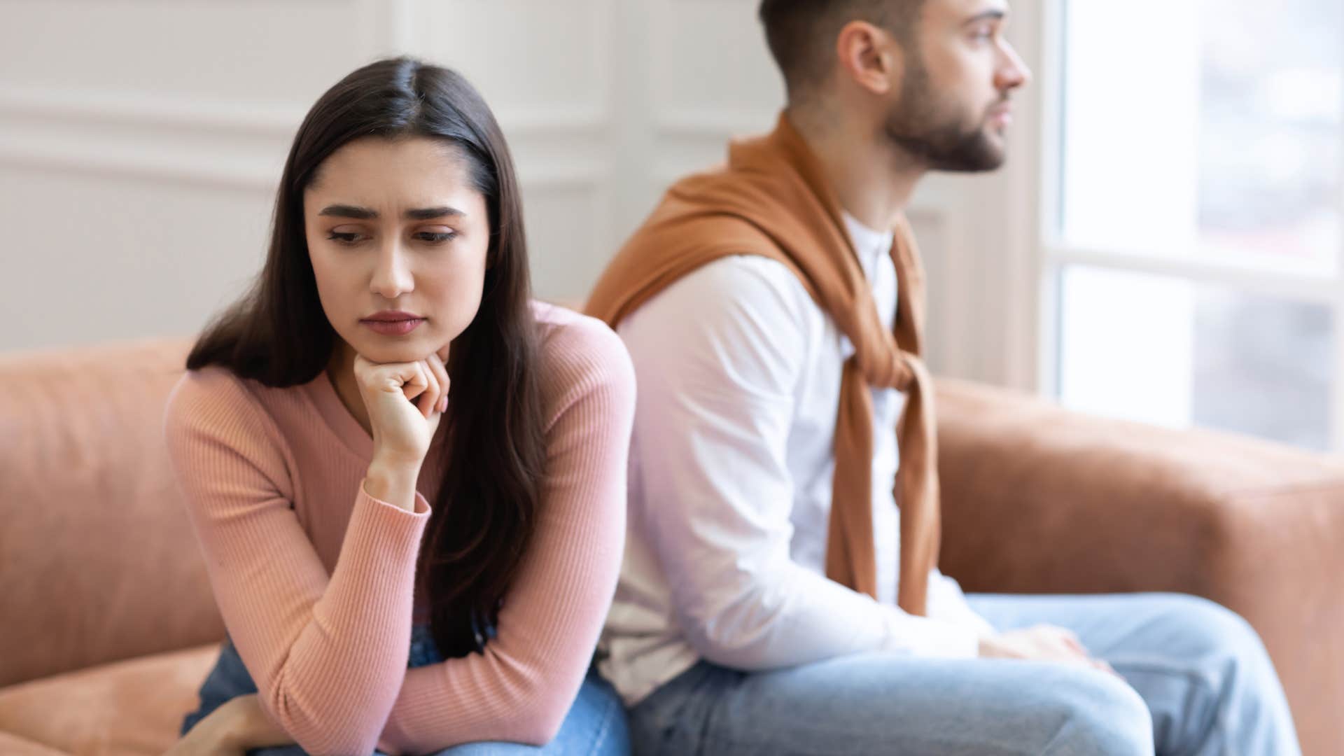 People who are secretly miserable in their relationship often avoid deep conversations