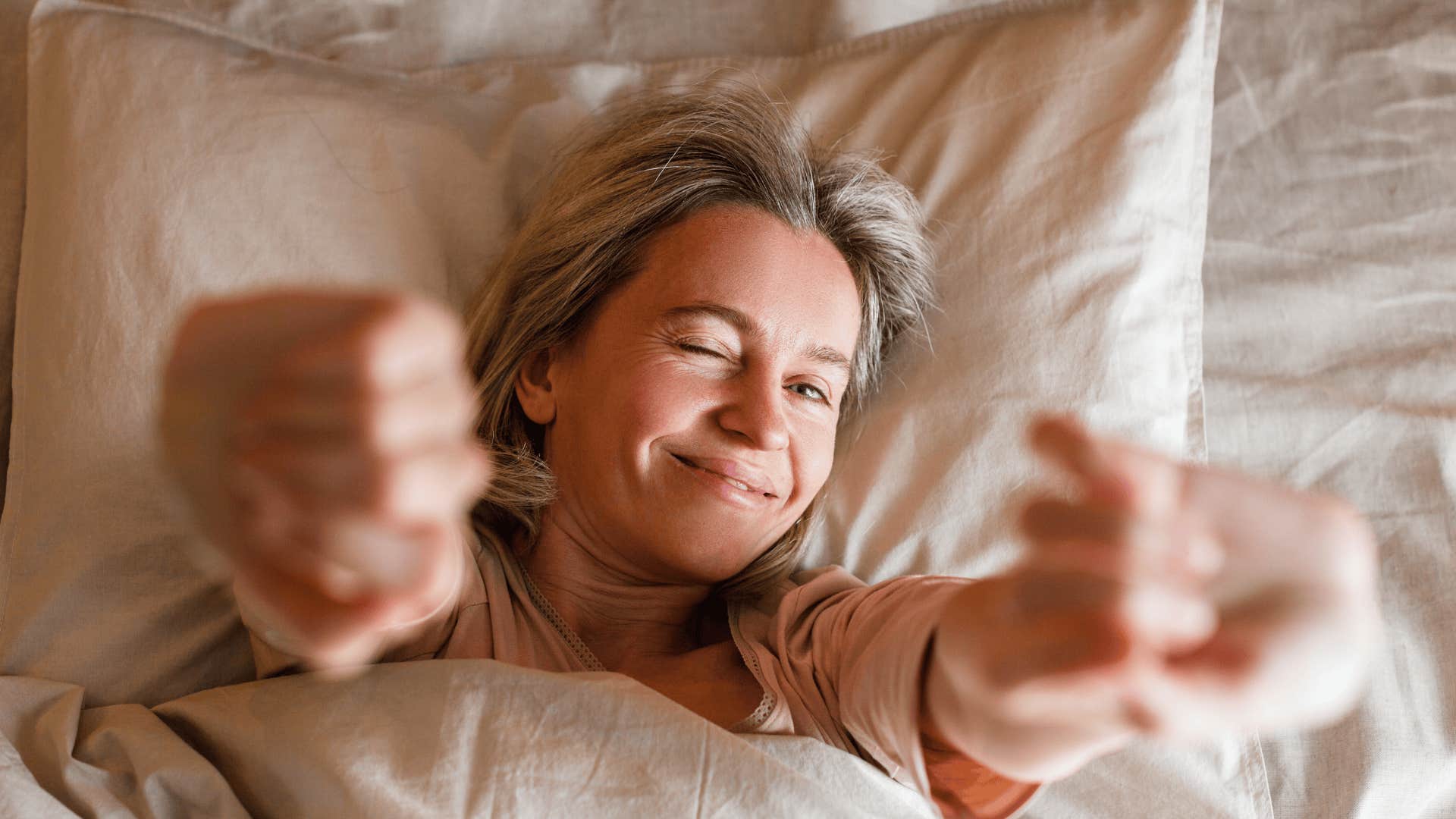 older woman becomes more in tune with her own emotions