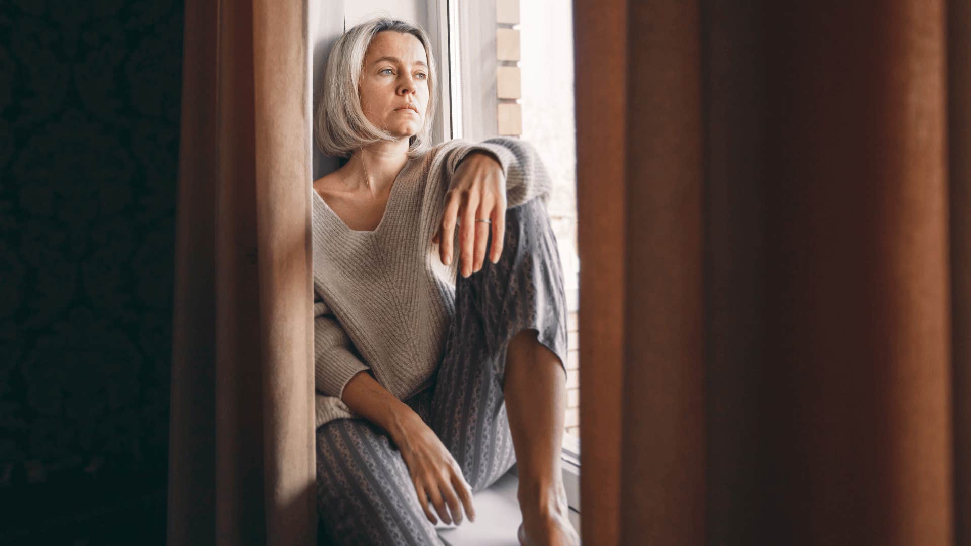 older woman processes her emotions instead of bottling them up