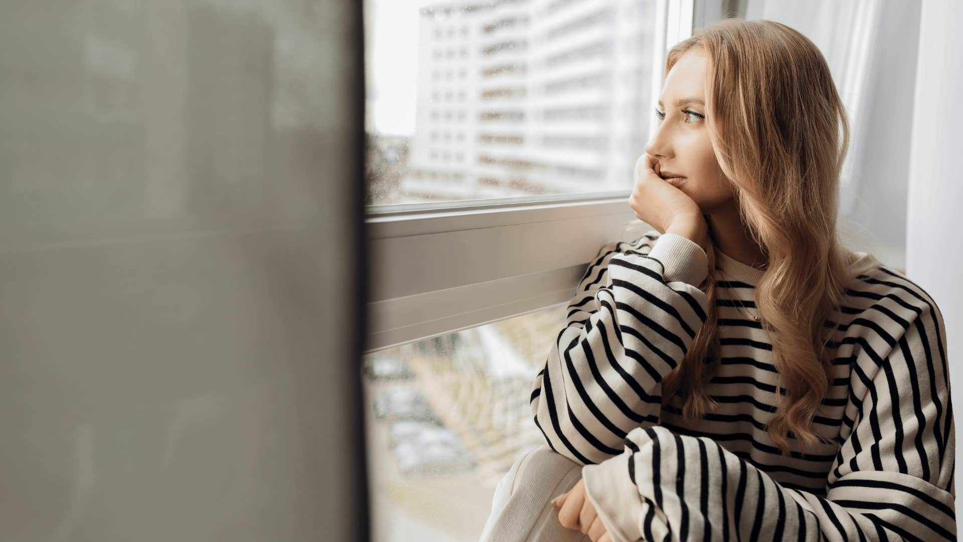 older emotional woman thinks more critically about her choices