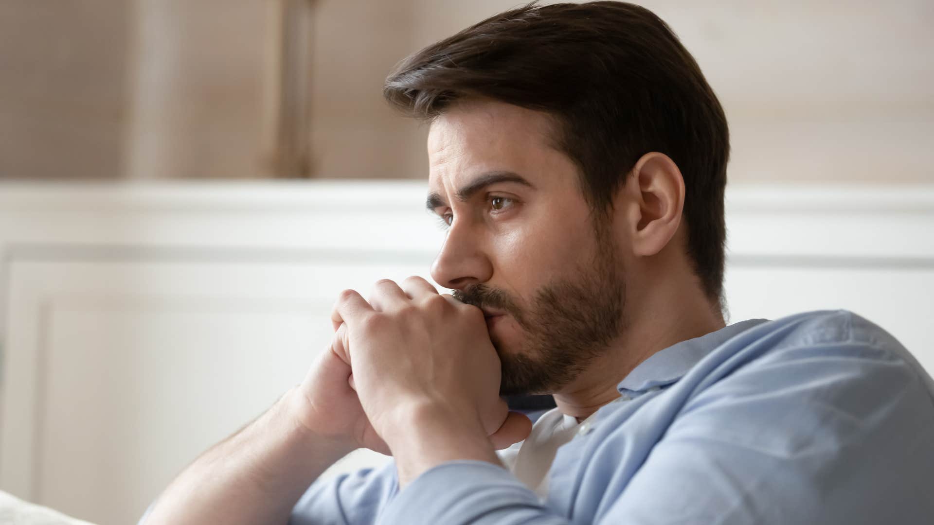 man not holding himself accountable for his actions