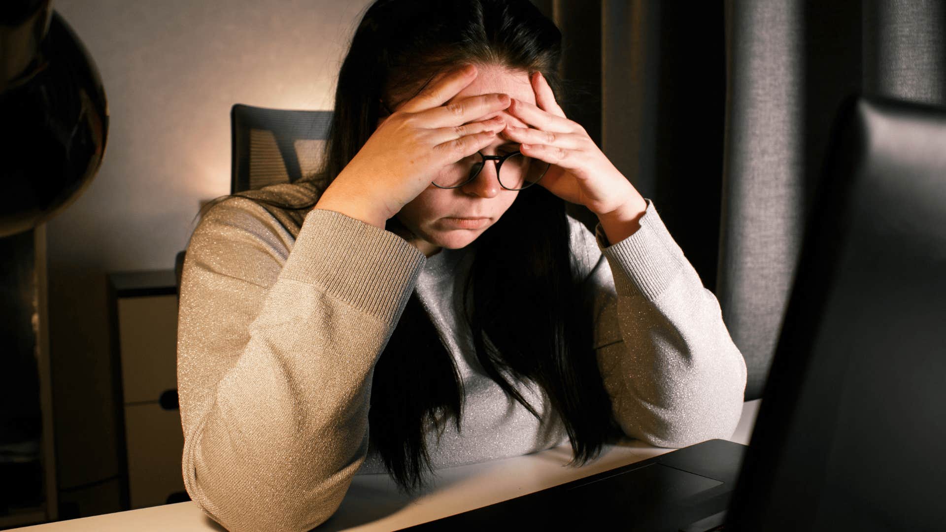 woman feels like she's burned out