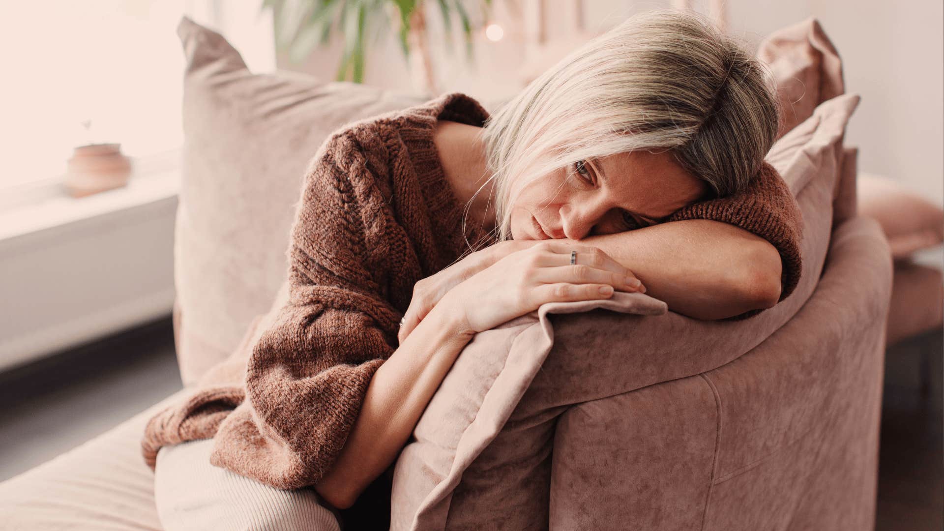 woman is dealing with a lot of stress