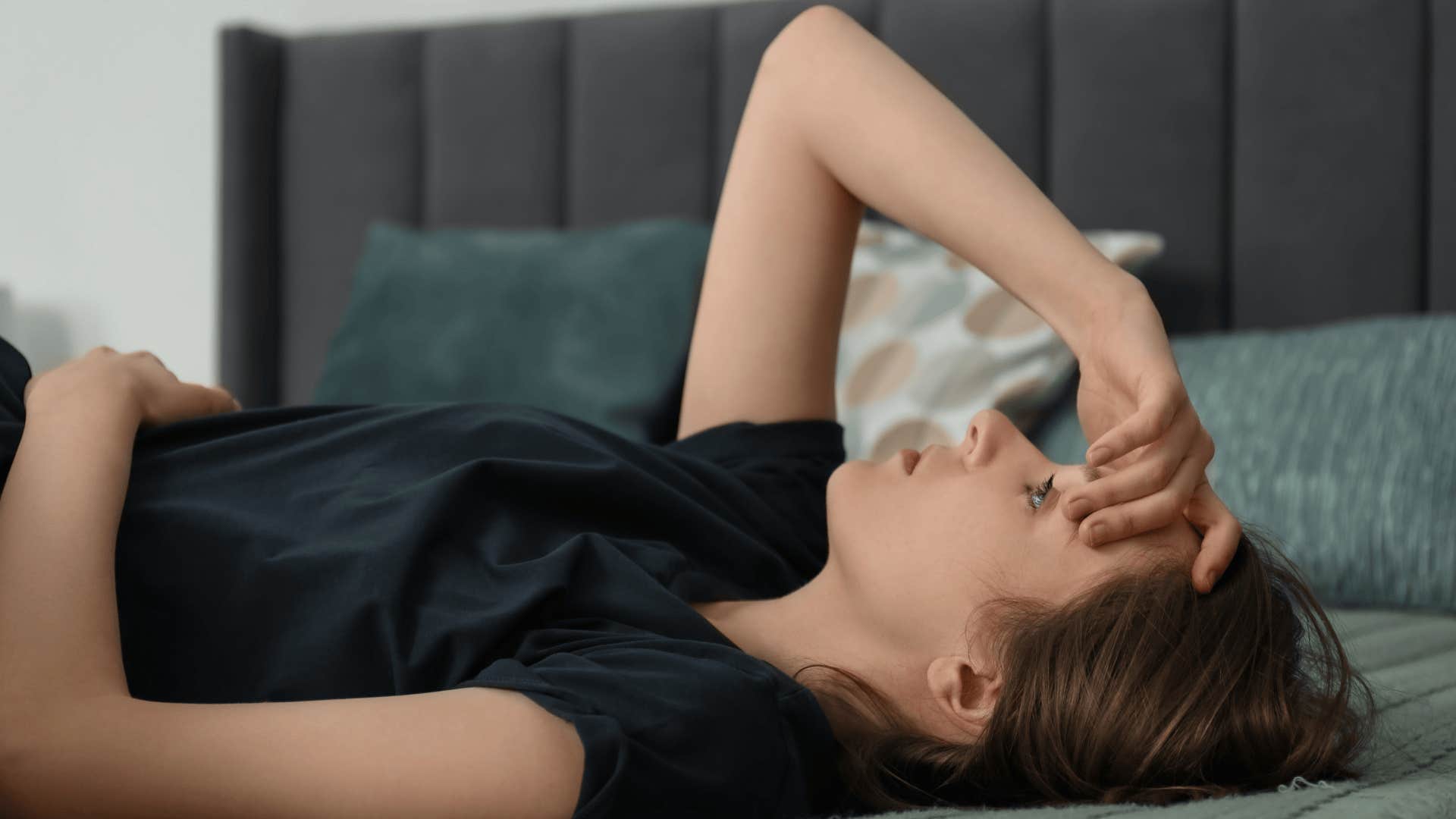woman is not moving her body enough