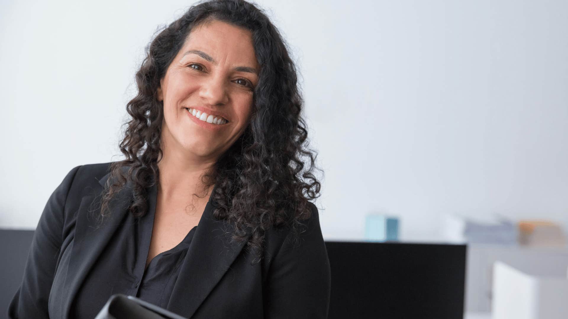 woman making peace with consistency throwing people off