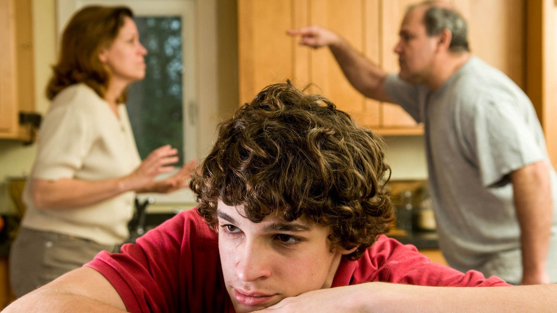 a teenage boy plans on never speaking to his abusive parents again