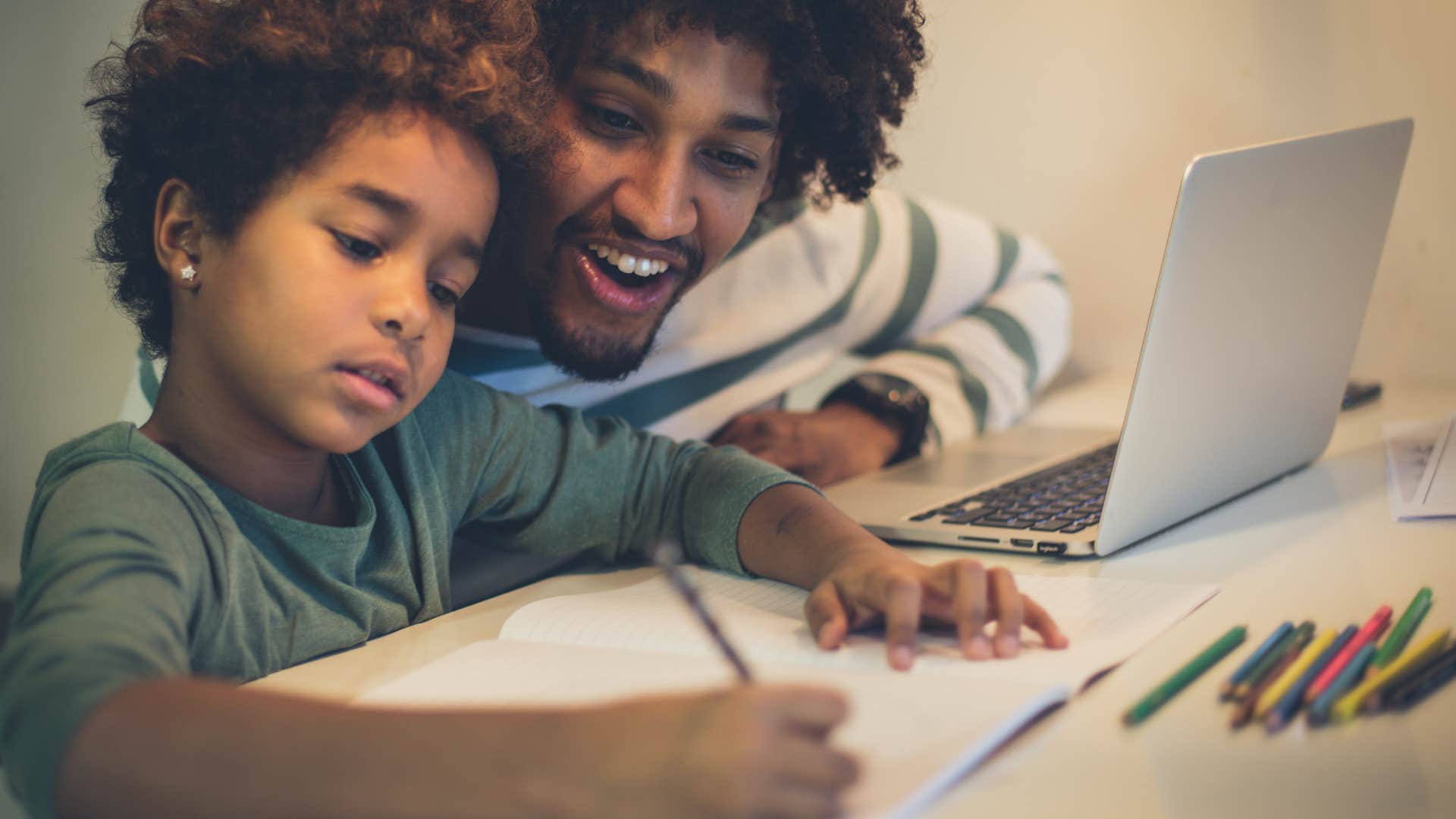 People who truly love their parents use these phrases on a regular basis, 'I learned it from you'