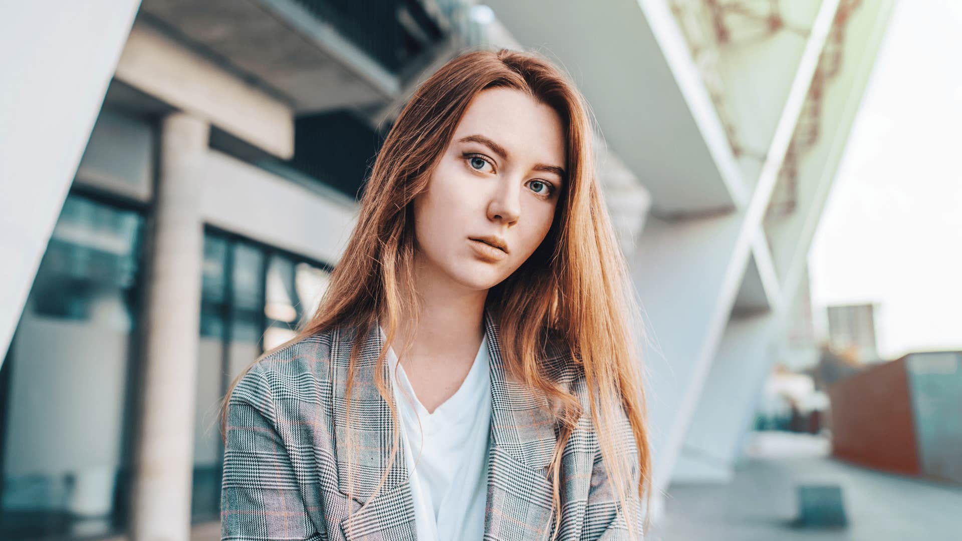 woman with intuitive traits can sense when someone is nervous or afraid
