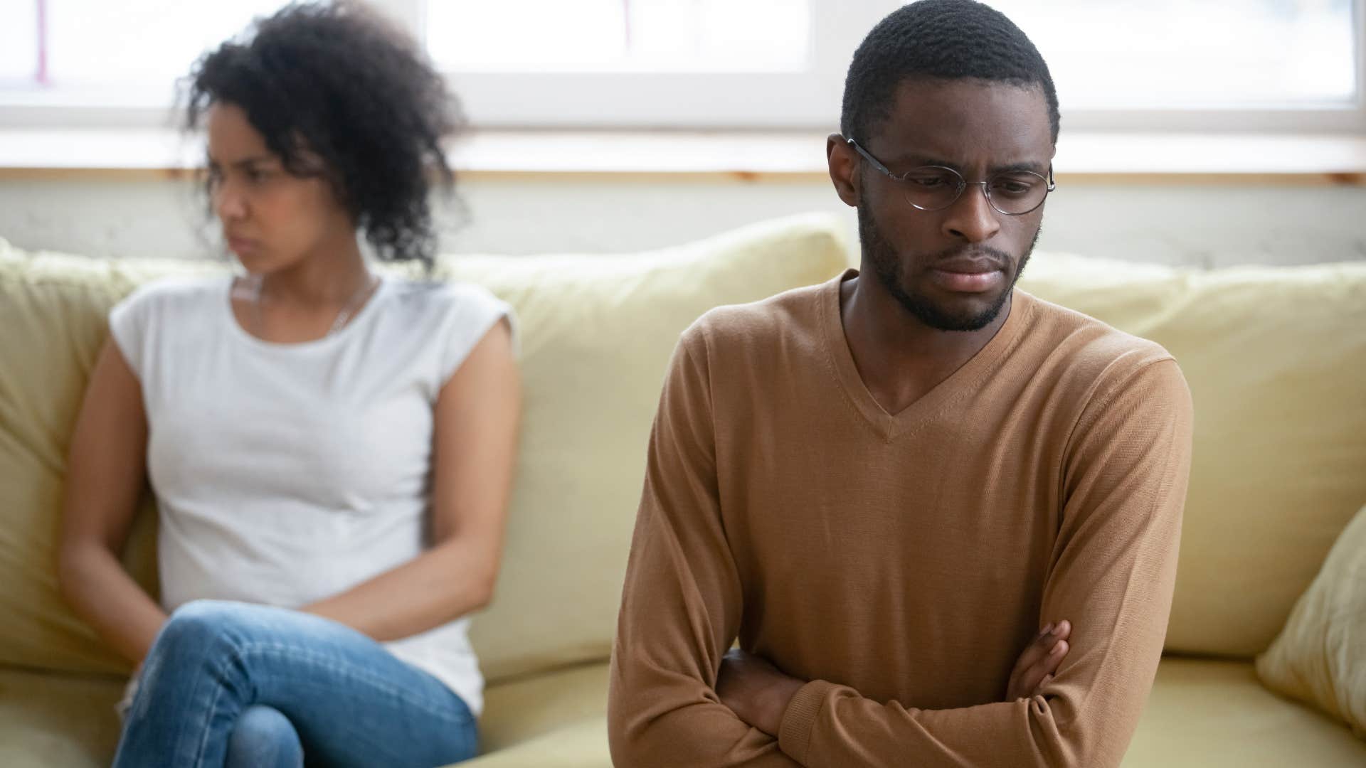 couple arguing because the truth will come out