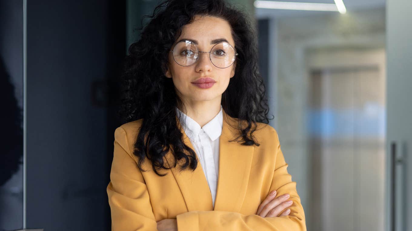 serious professional woman not wanting people to mistake her kindness for weakness