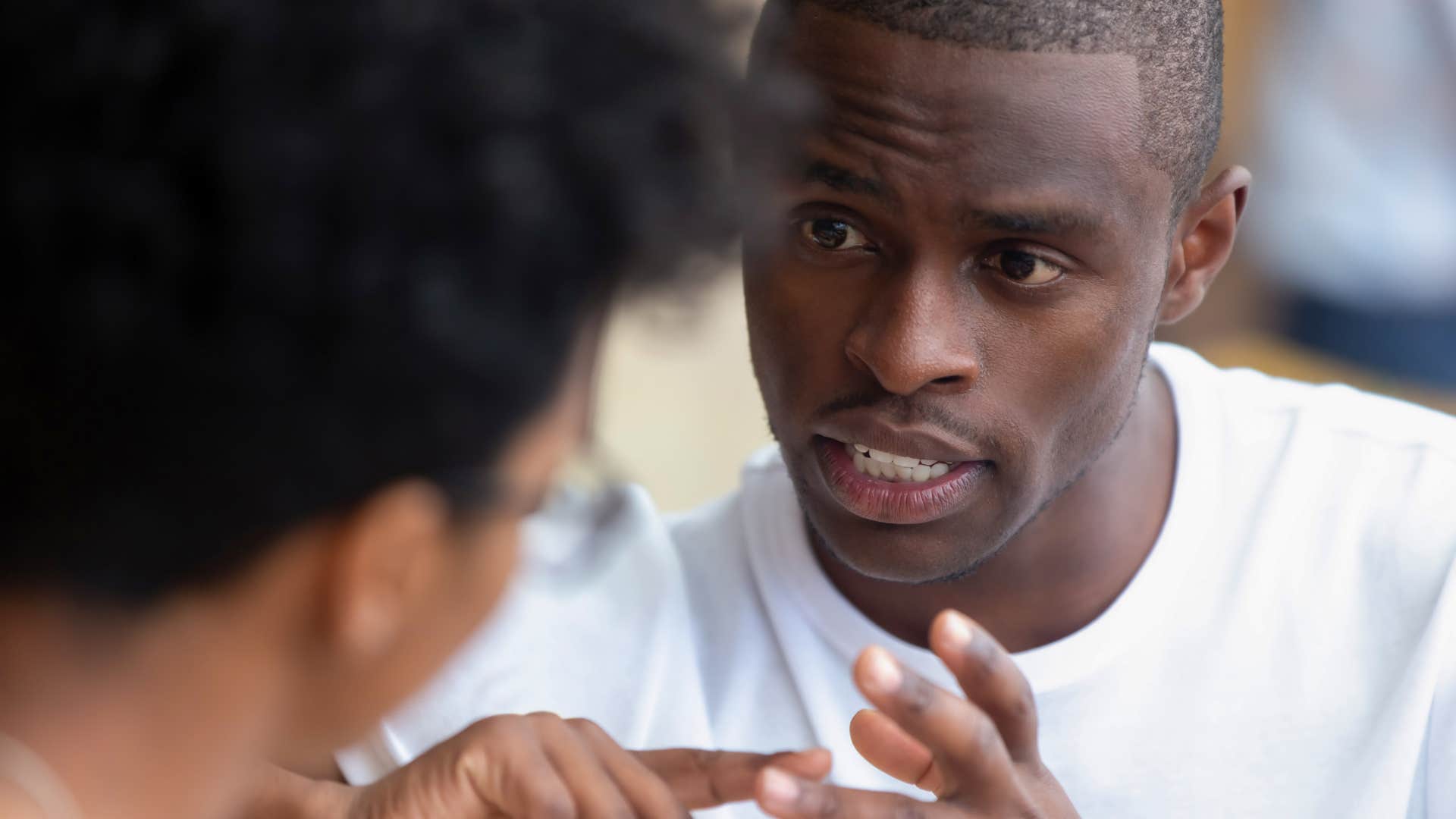 man who wants to talk about something his friend did