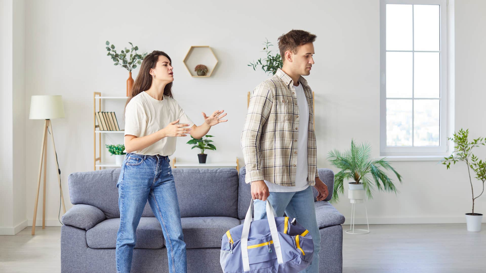 woman who thinks man is overreacting