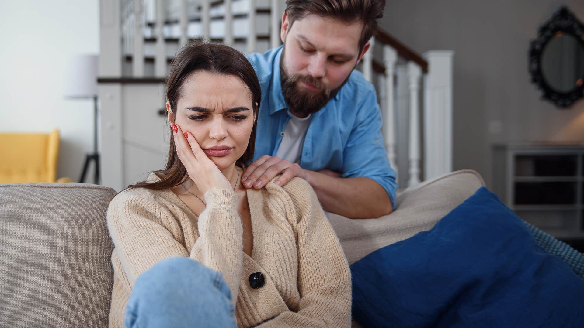 woman who thinks her husband never sees things from her side