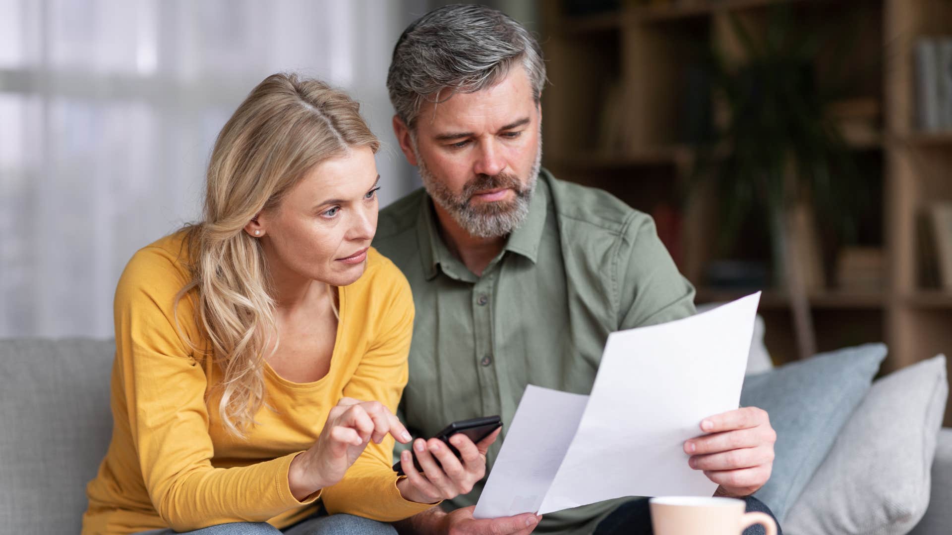 a man tells his wife that he is planning everything out before doing something