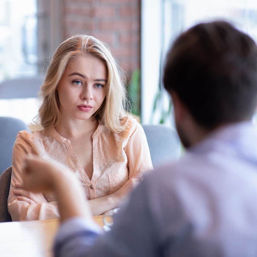man with low self-awareness using the phrase i don't like your friends