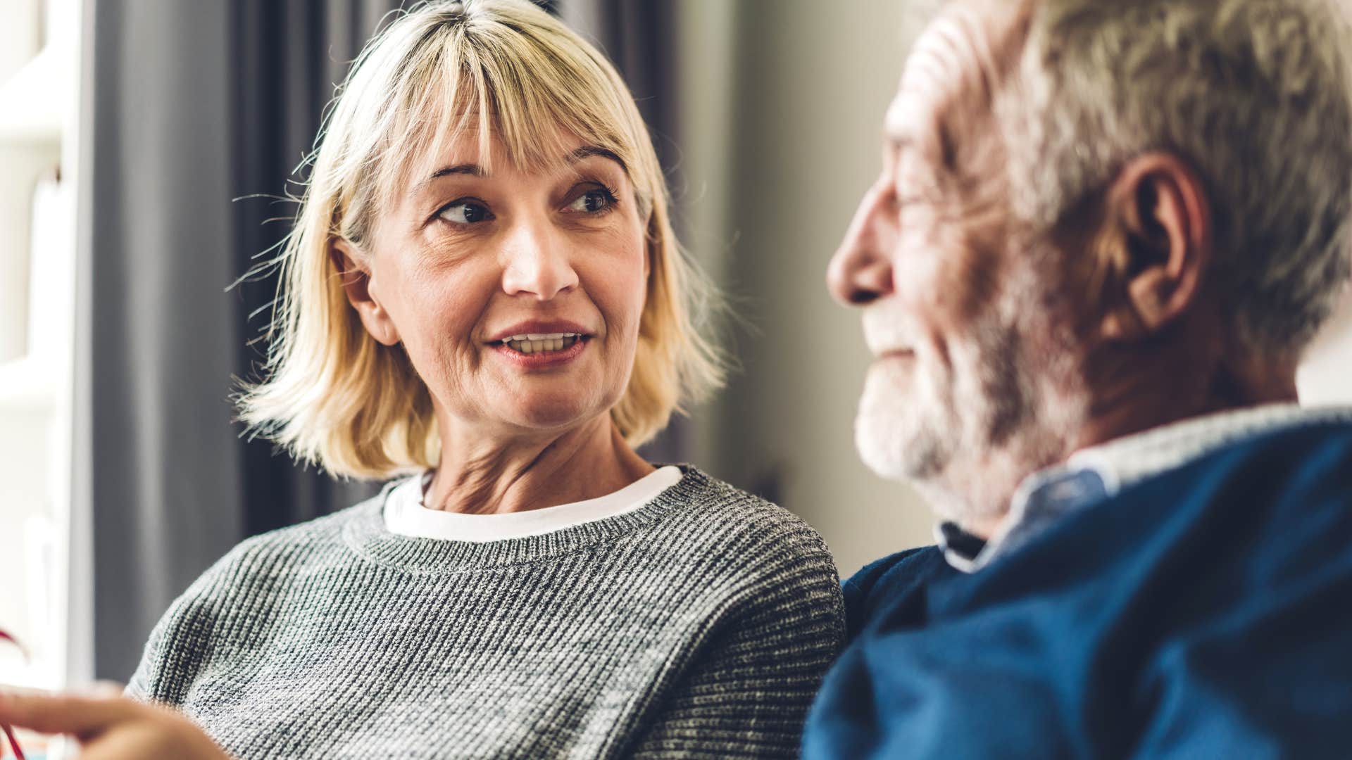 woman saying anyone could do that to her husband
