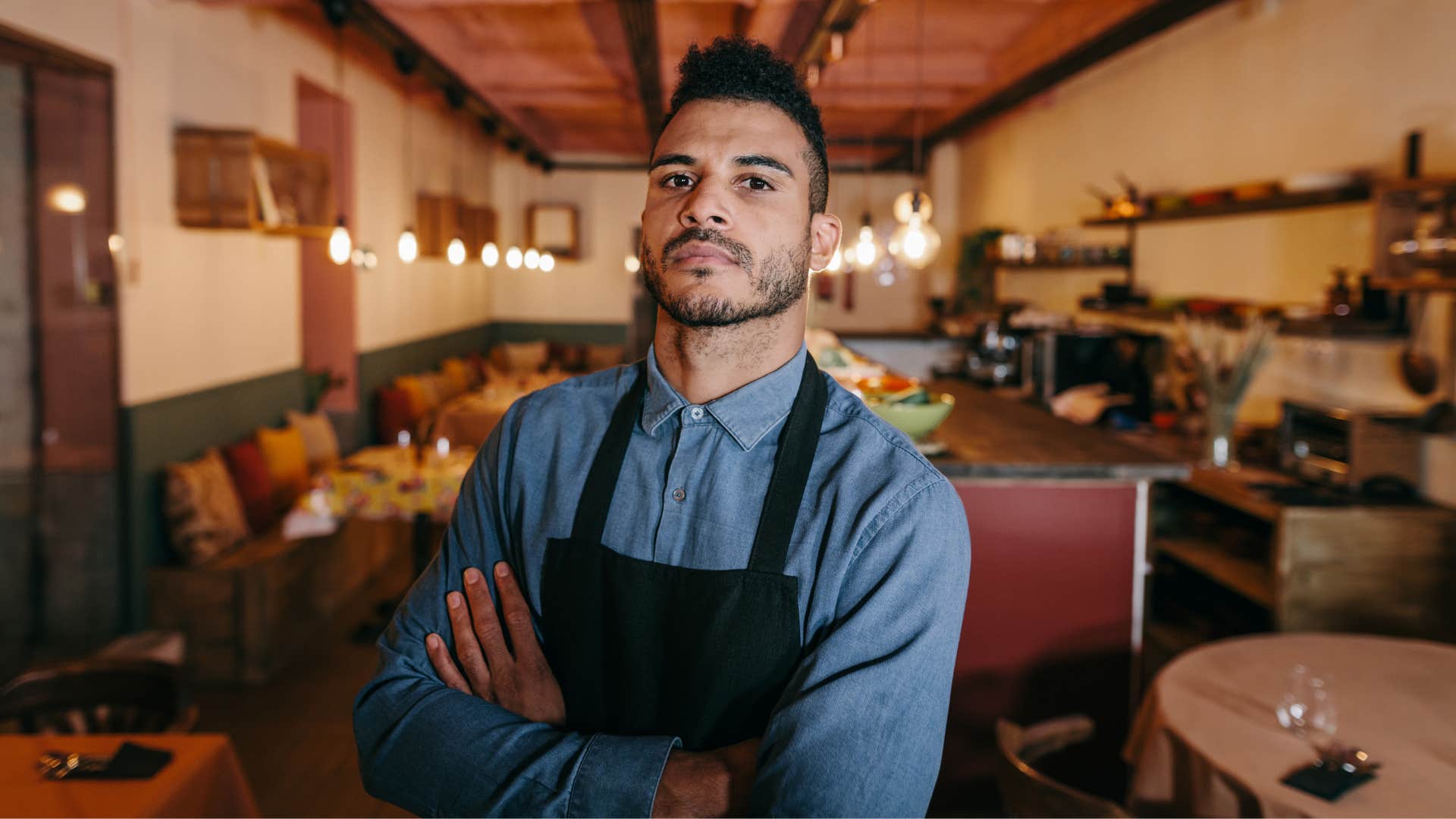 Waitstaff doesn't use name