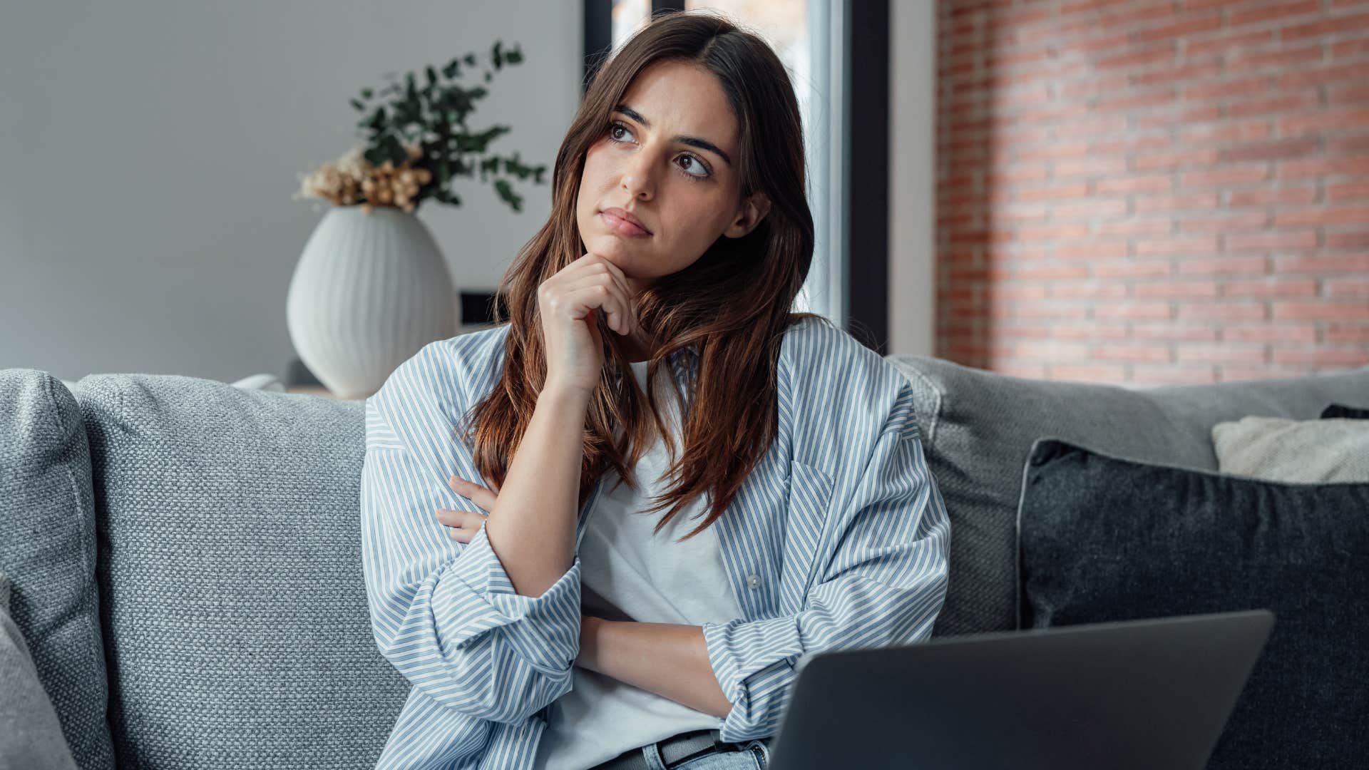 woman using the powerful phrase identify emotions to calm down
