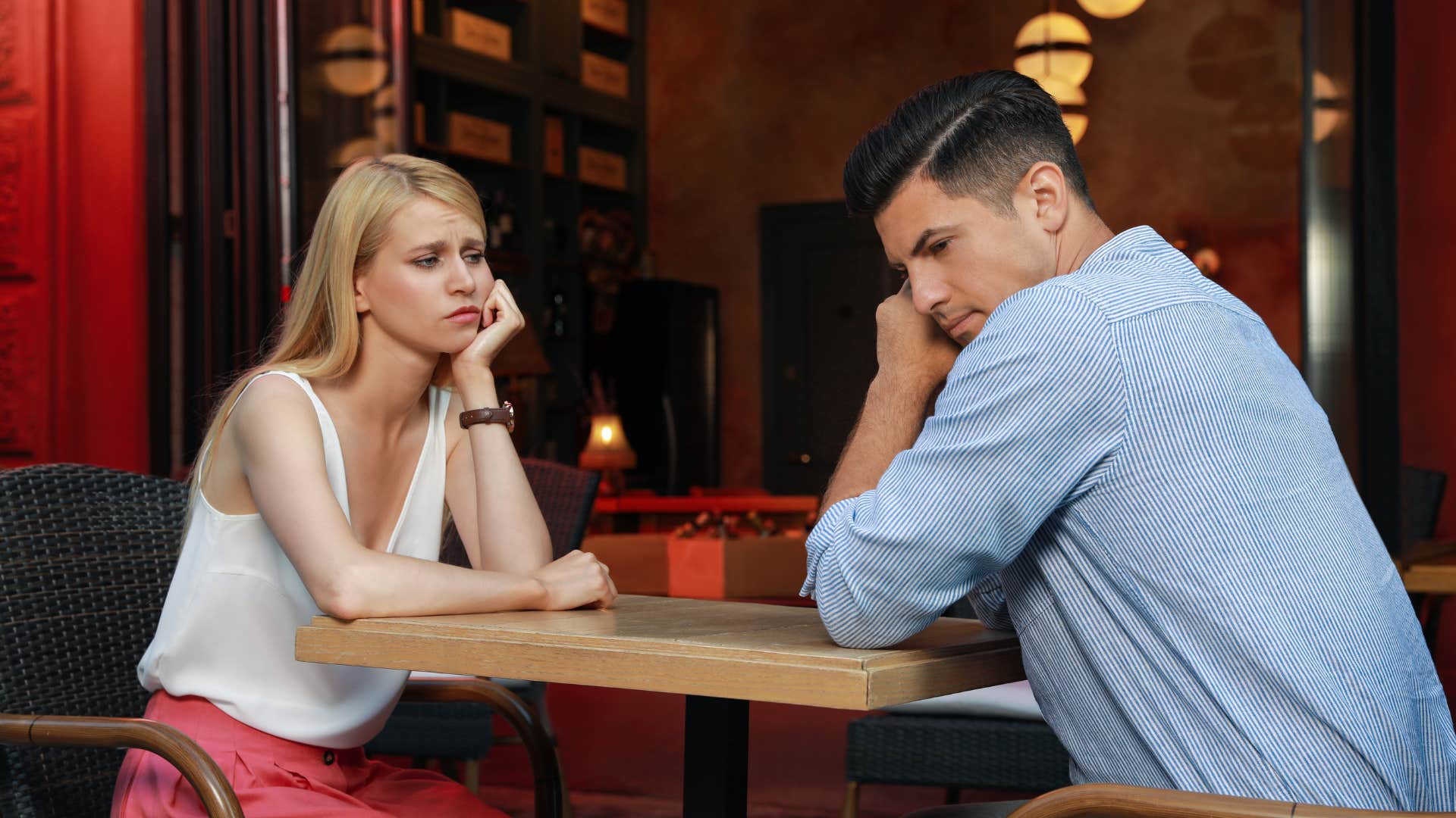 man with poor relationship skills who feels like he doesn't have a fair chance