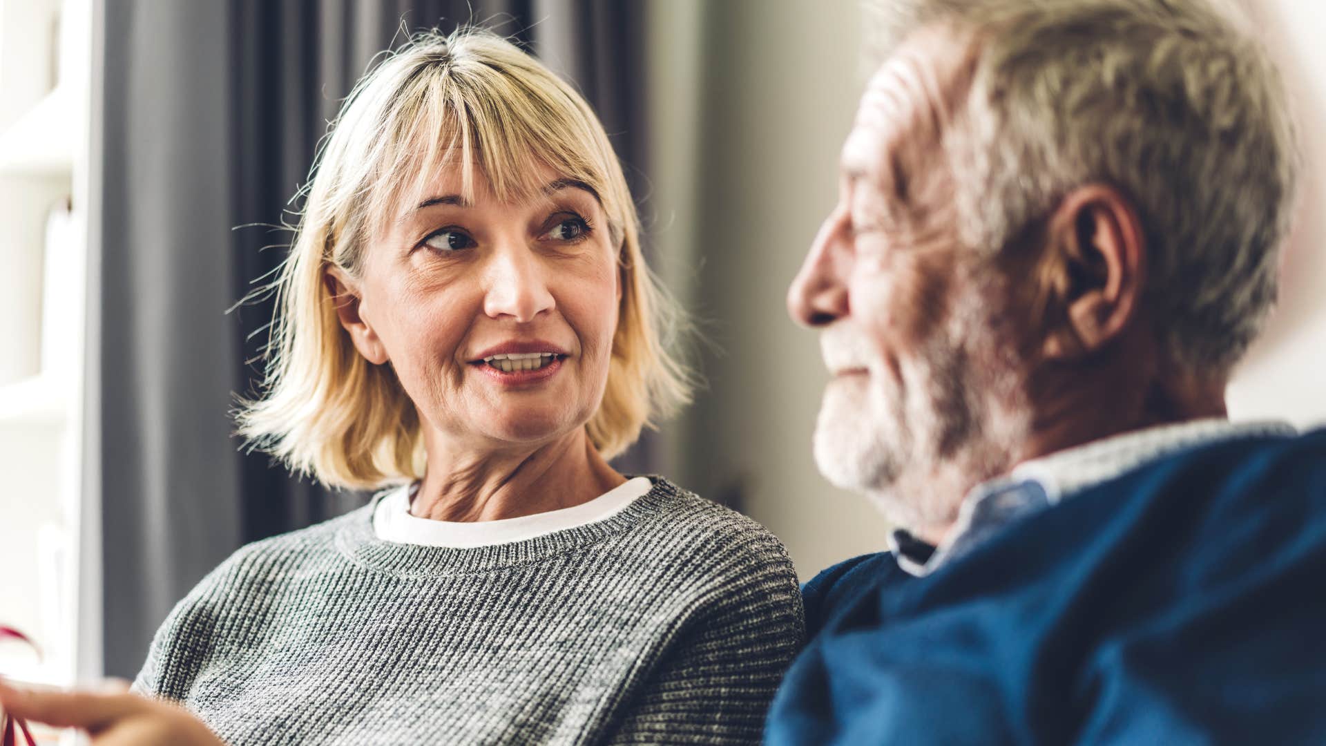 Great husband asks wife about day