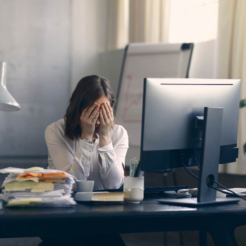woman who has stopped valuing her own happiness with the wrong definition of failure