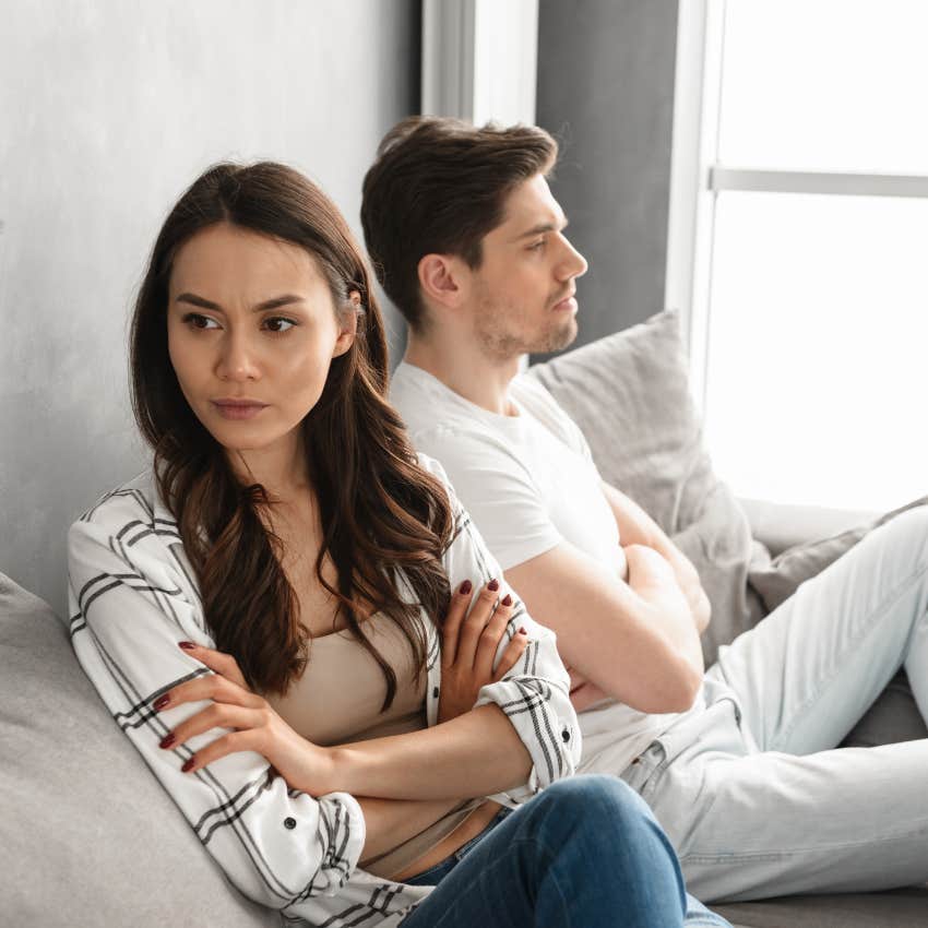man who has quietly stopped loving woman because he doesn't mention her in his future