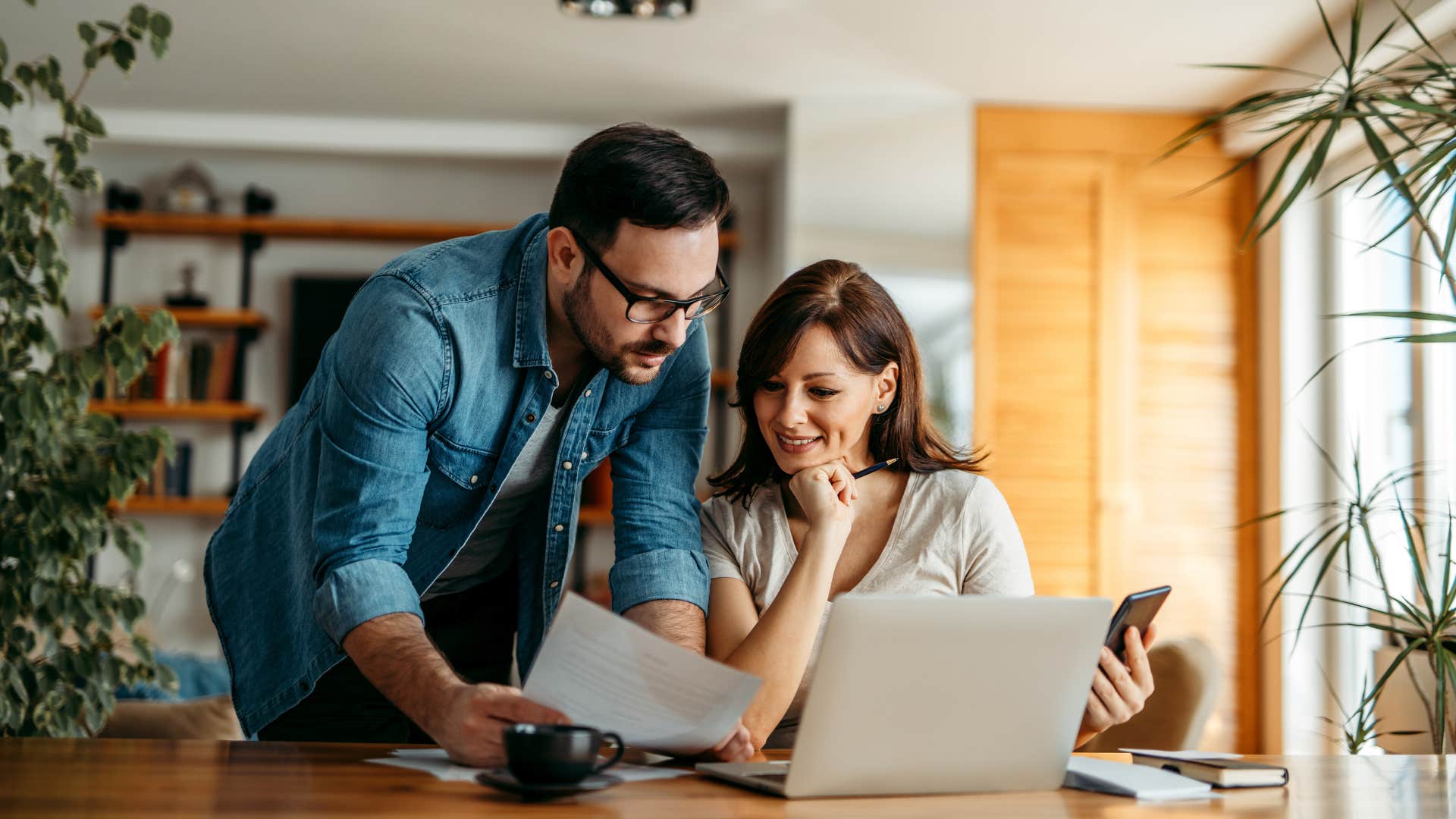 an introverted couple is highly self aware about their financial situation