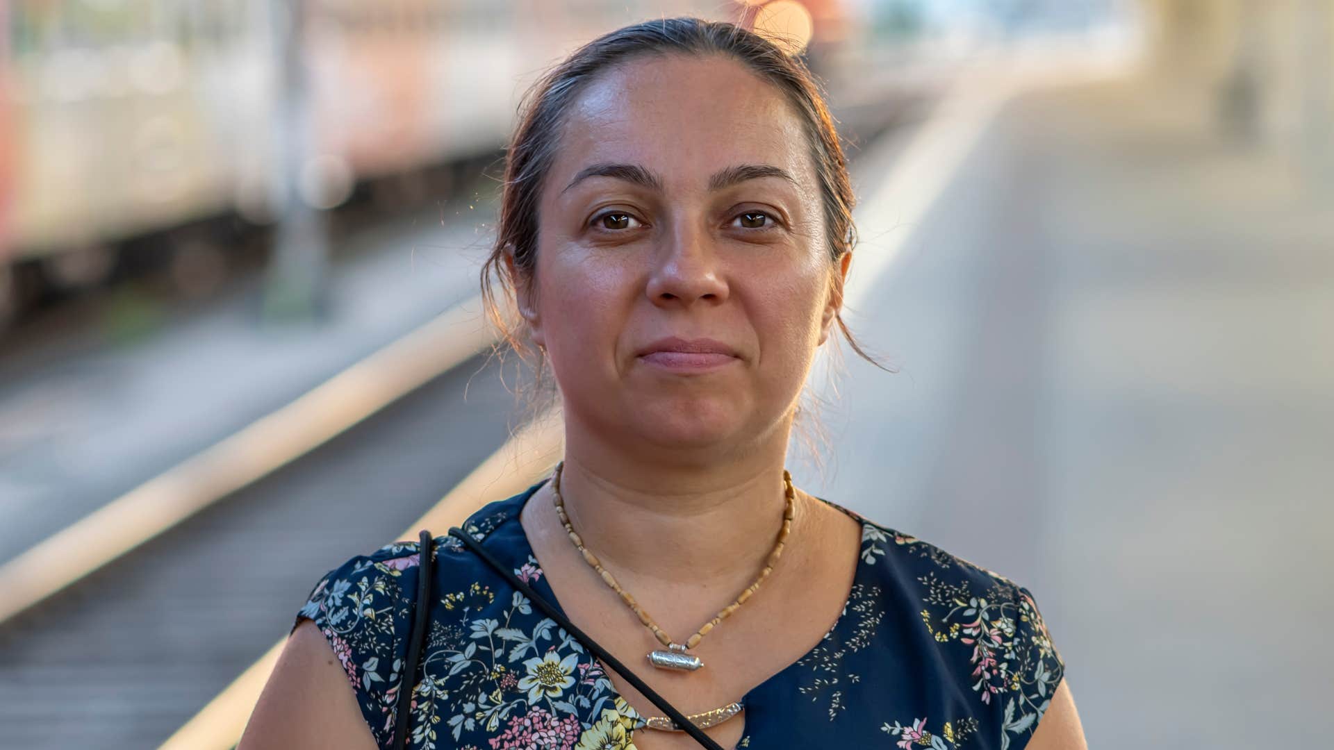 woman walks away from disconnection