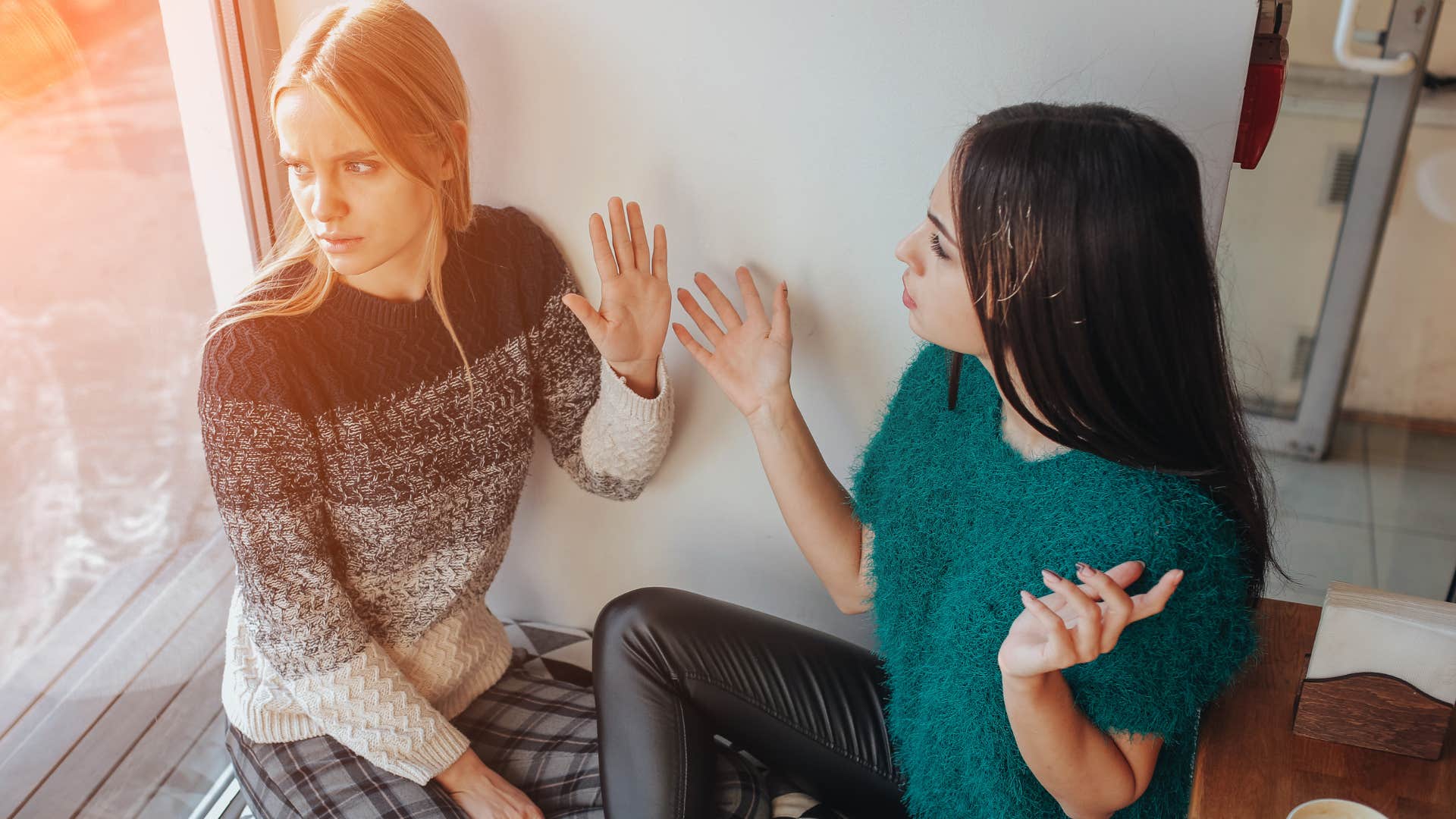 roommates arguing with each other