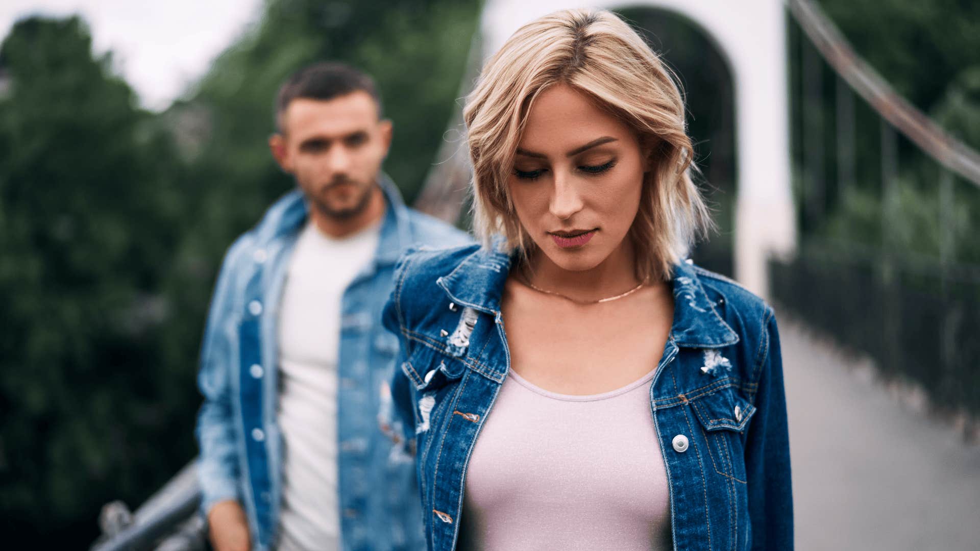 woman is sad because her boyfriend disappears without explanation