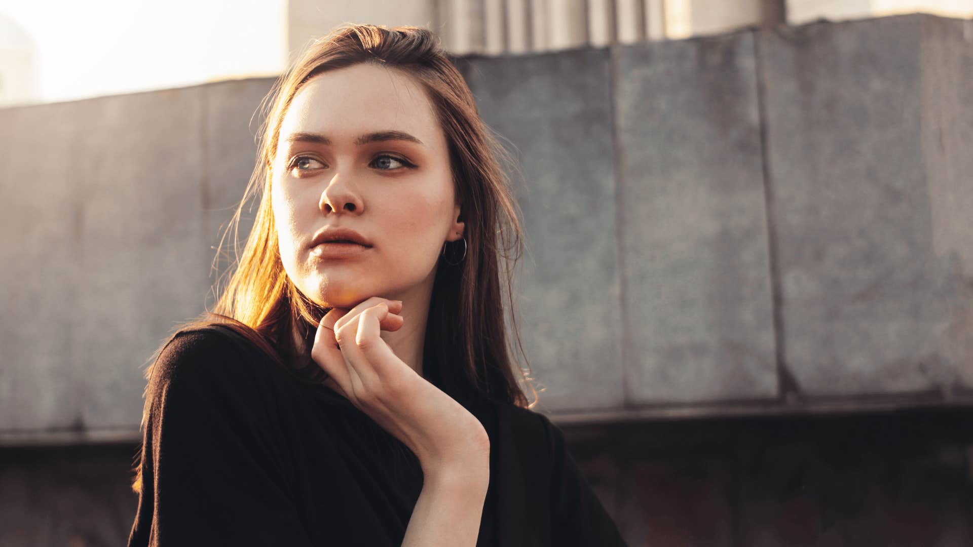 woman sees the signs he's simply not the one because he expects to be the center of her world