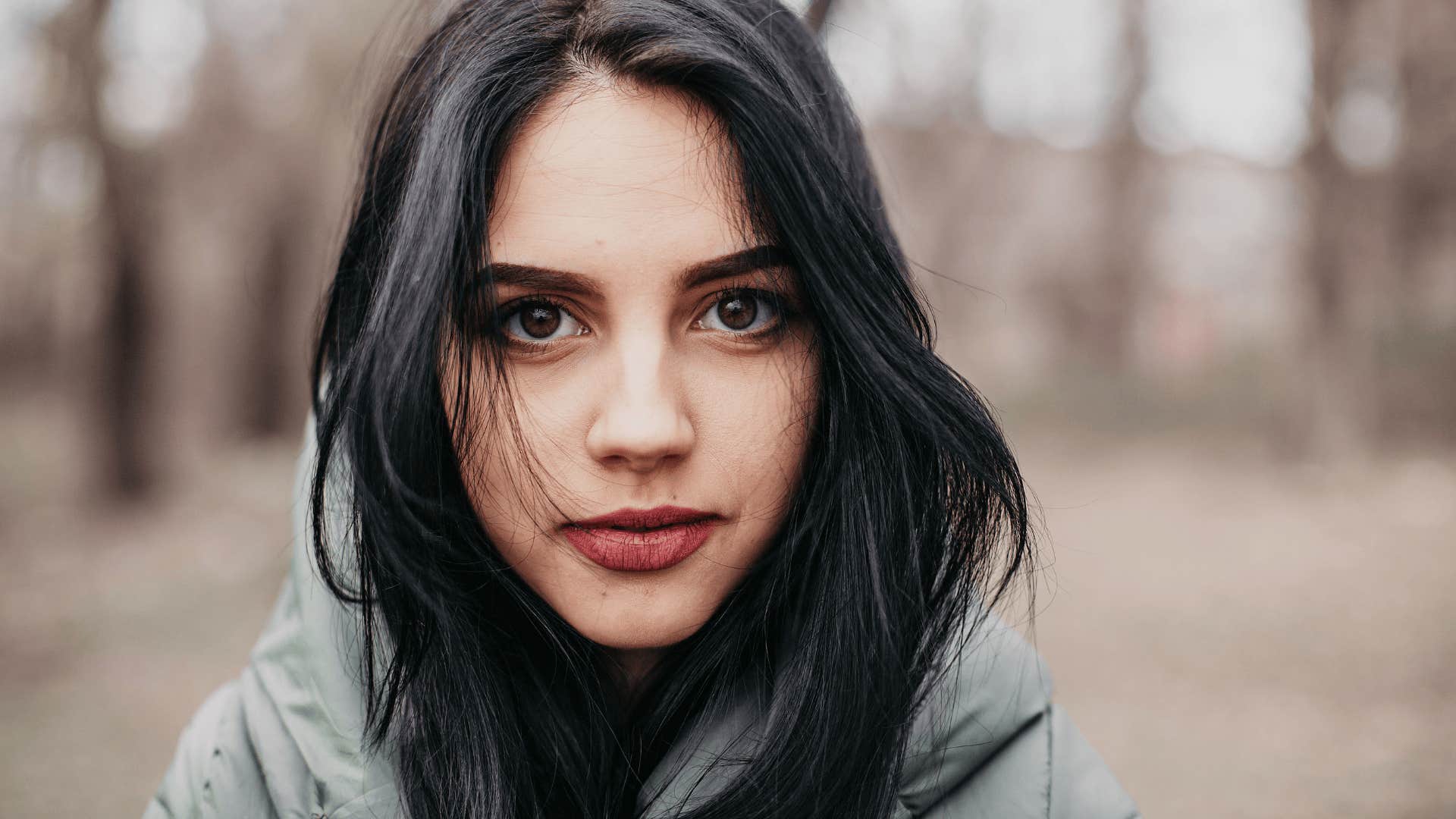 woman sees the sad signs he's simply not the one for her because he hides things for her own good