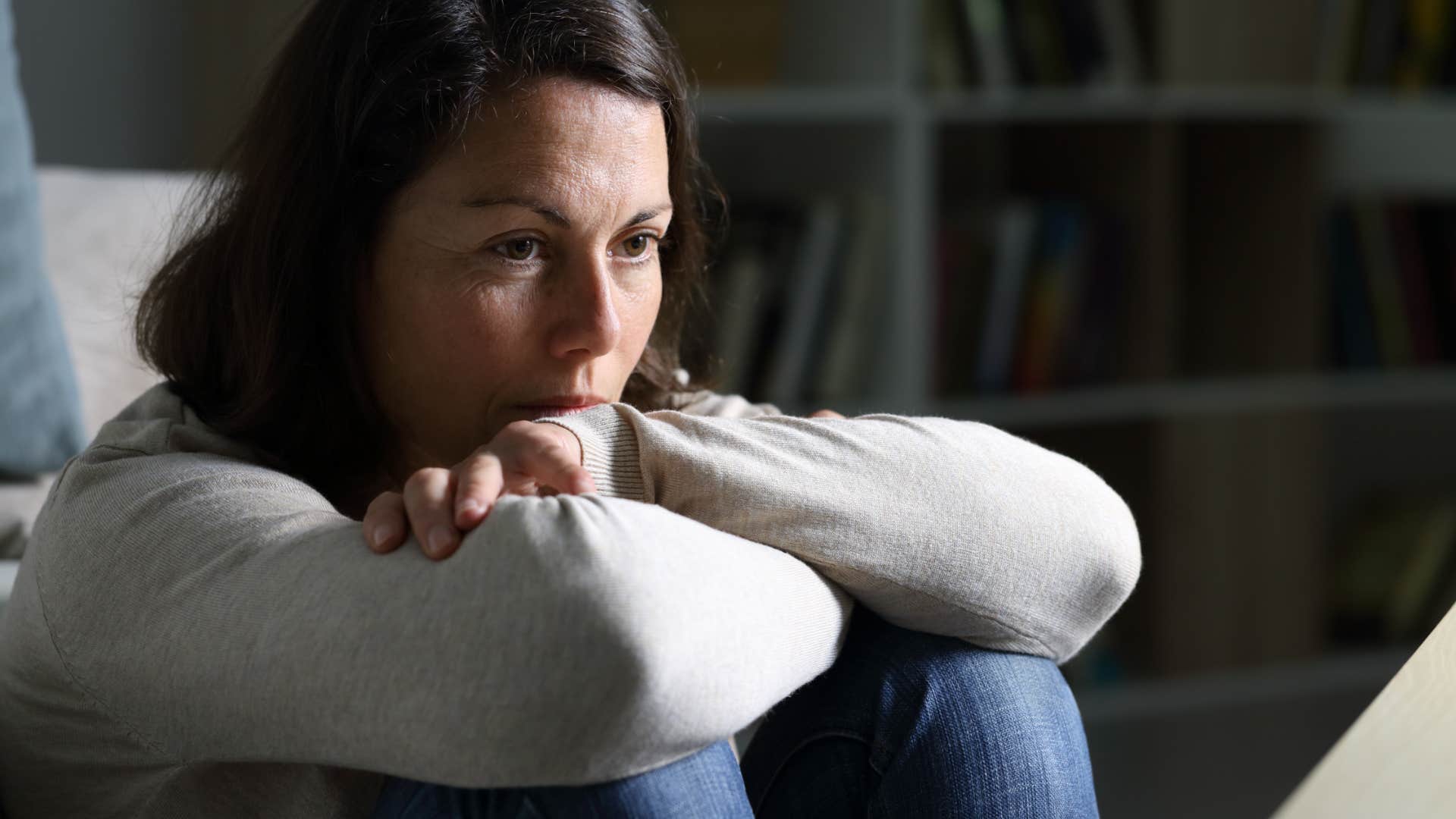 woman feeling depressed