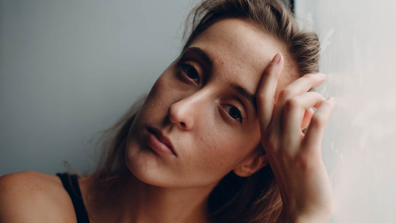 Sad Signs Of Someone Who Still Has Emotional Trauma From A Broken Heart sad woman healing from a broken heart