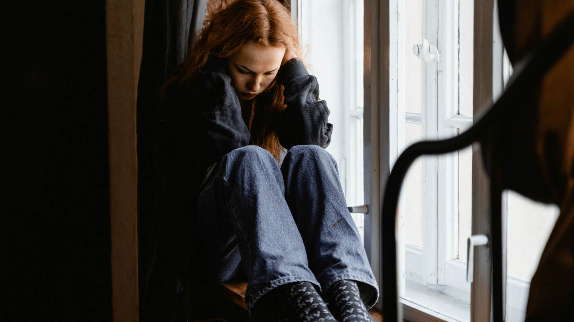 serious young woman upset at lack of total safety