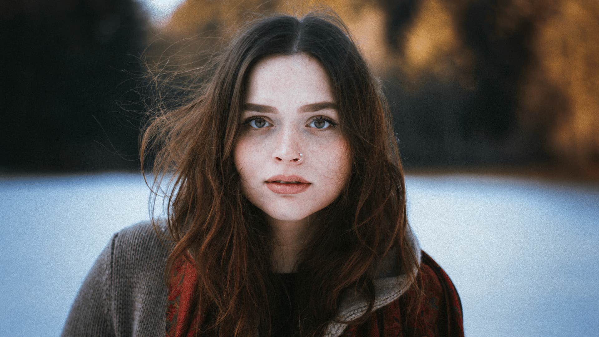 serious young woman learning forgiveness does not mean you're deciding to stay with them