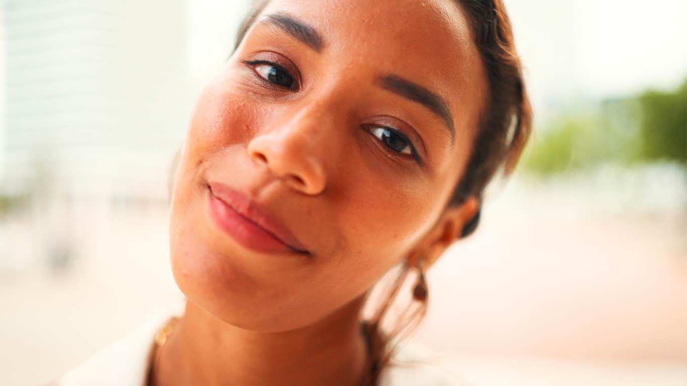 Person evolving into most authentic version of herself.