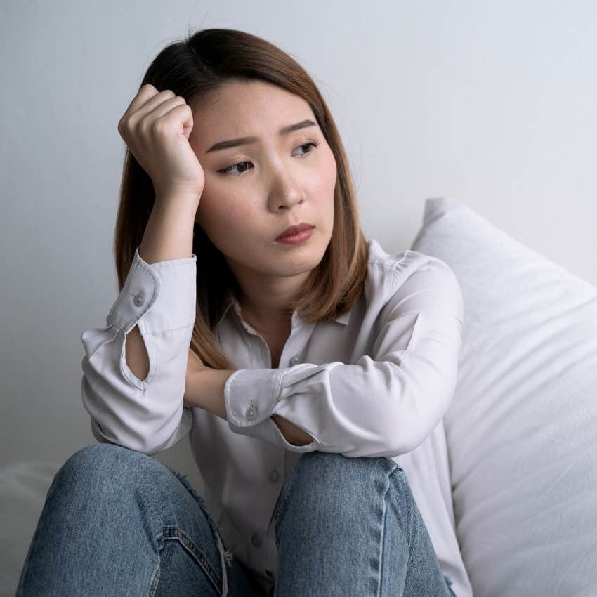woman who is hard to get close to because she is not being herself