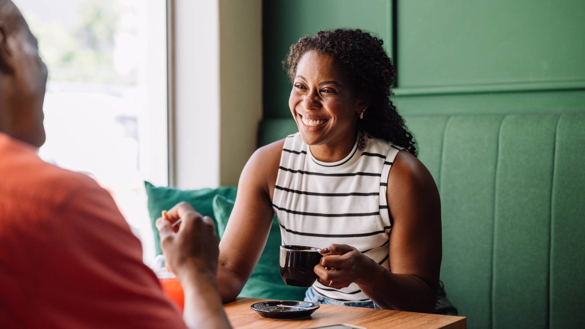 woman who is a deeply kind person and is trustworthy