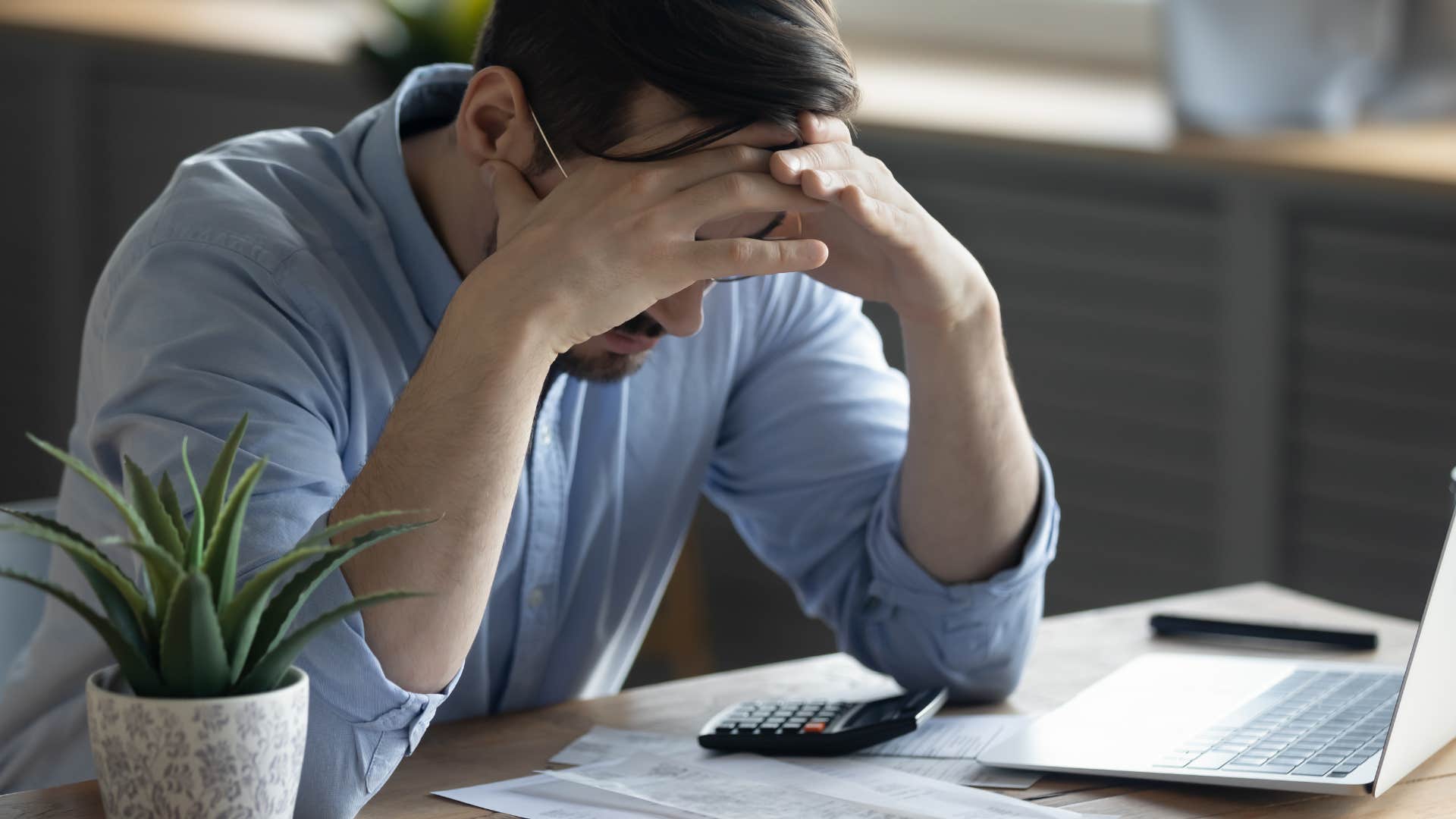man who grew up feeling unloved like they have no compassion for themselves