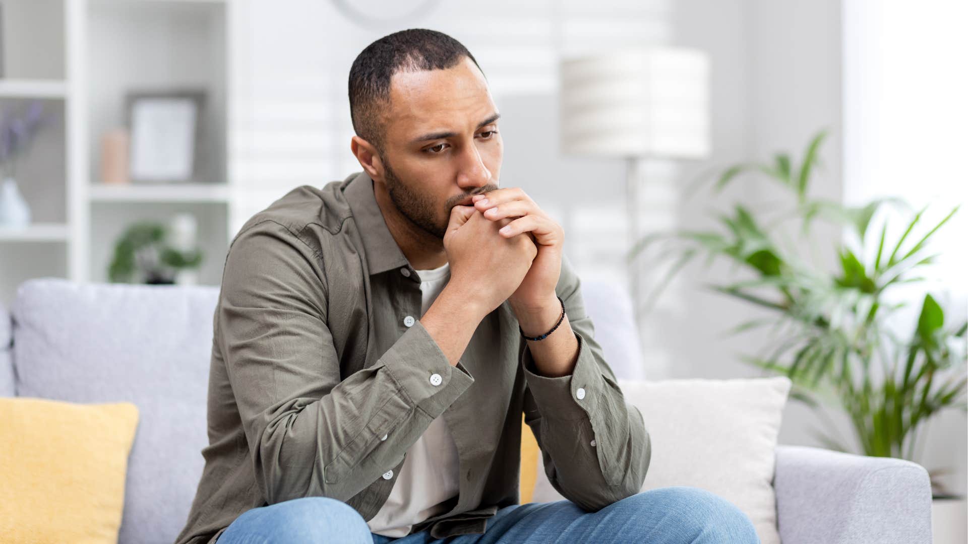 man who grew up feeling unloved like they hold unrealistic self-appraisals