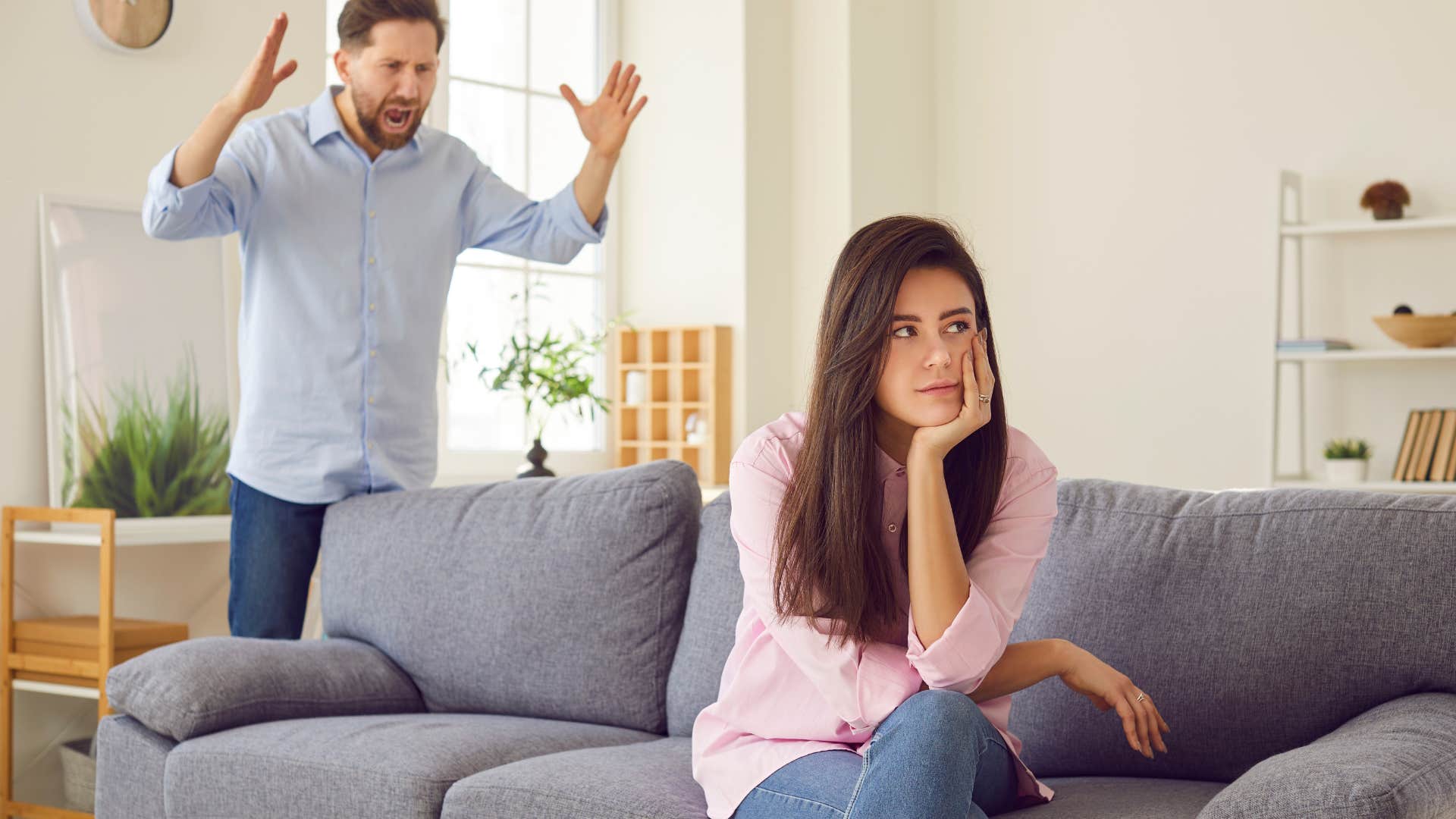 man throwing a tantrum over not getting his way